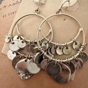Chloe + Isabel Gold and Silver Disc Earrings
B1